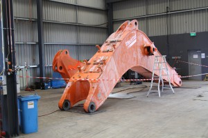 EX1200 Boom & Dipper line boring (1)